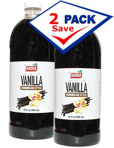 Badia Vanilla Imitation Dominican Style 32 oz Pack of 2